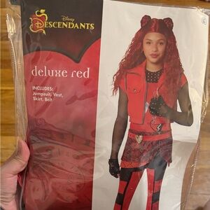 Red Disney Descendants Costume Size Small 4-6yrs